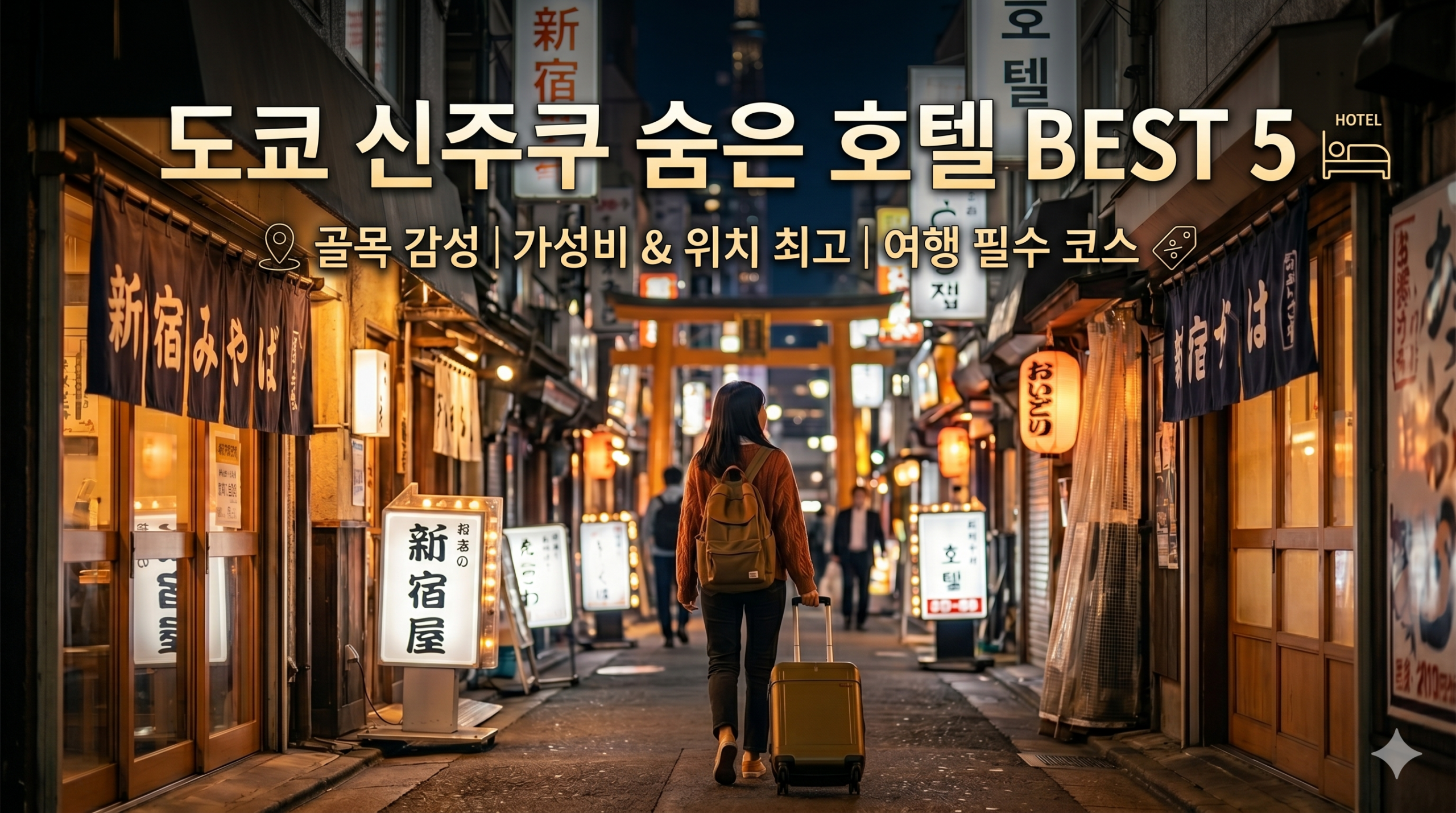 신주쿠 가성비 호텔 추천 5곳 (위치·가격 비교)