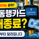 기후동행카드 판매종료 2026년 9월 변경 안내